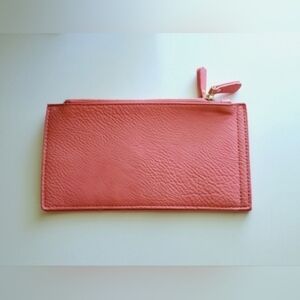 Salmon Pink Credit Card Holder